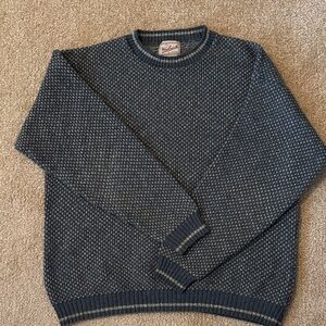 Woolrich Men's Navy Crewneck Sweater